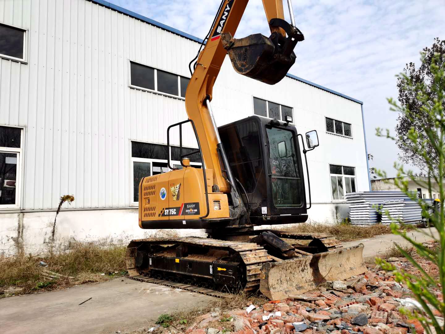 Sany SY75C excavator