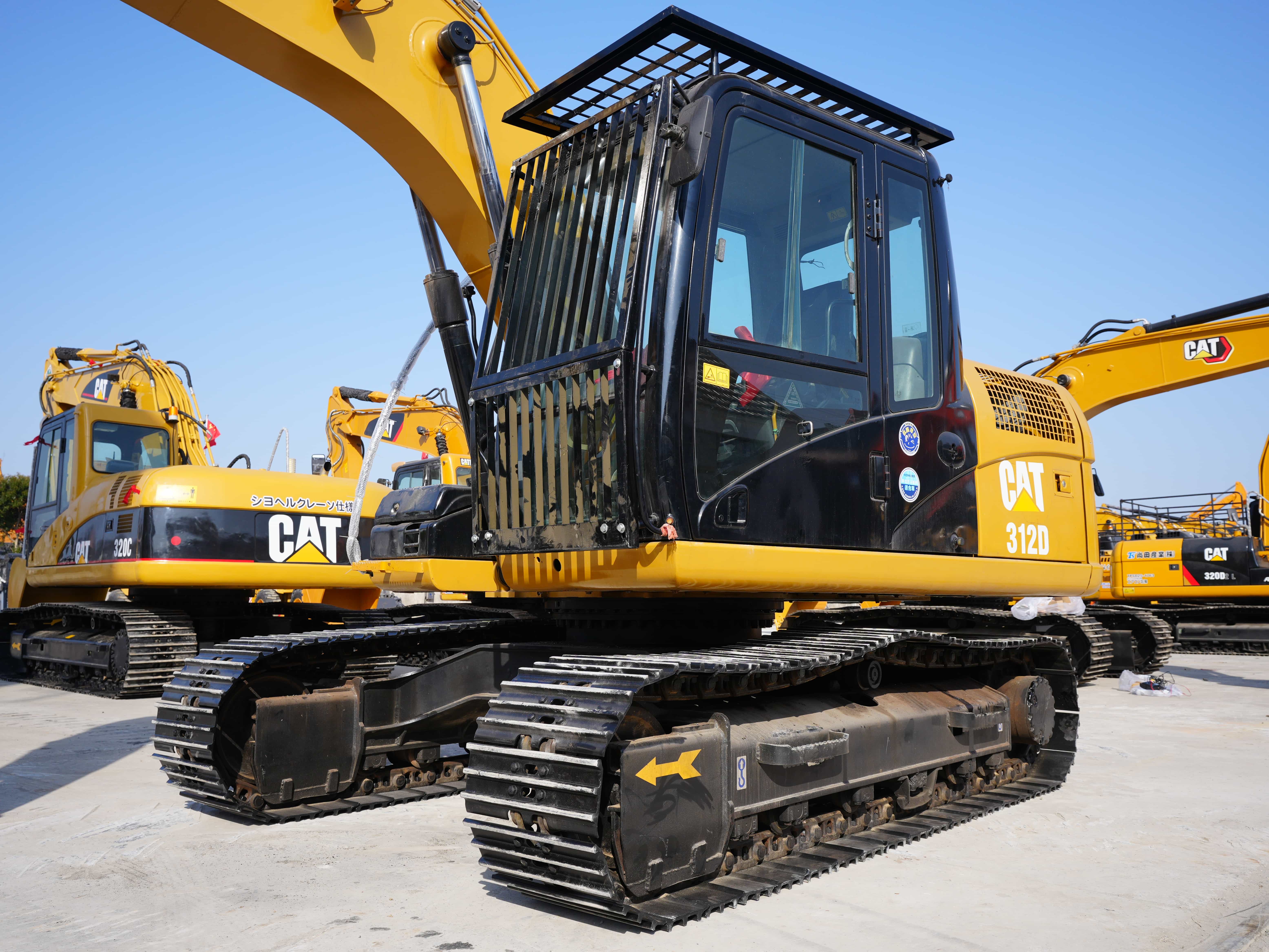 Used Caterpillar CAT315D2GC excavator with ultra-low working hours and stable performance crawler excavator for sale