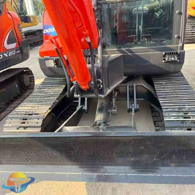 Used Doosan DX60-9C hydraulic mini excavator, suitable for small industrial projects. High quality, available for sale.