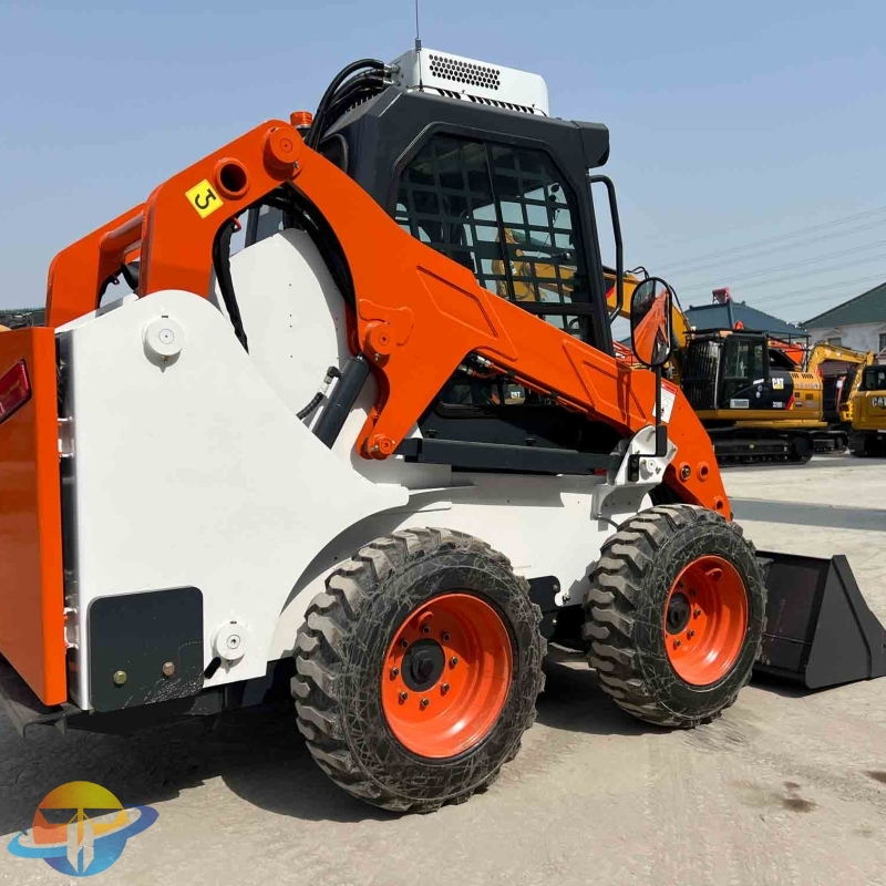 Used skid steer loaders durable construction high quality low price for sale