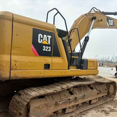 2018 Caterpillar CAT323 high-spec original used excavator, reliable quality, large earthmoving machinery.
