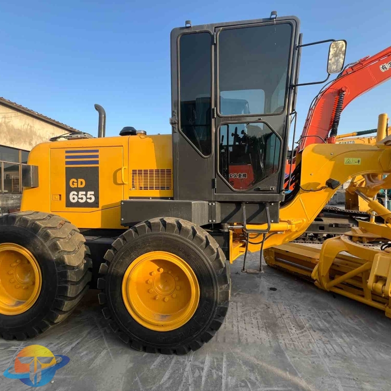 Used construction machinery Komatsu GD655 Motor Grader for sale cheap