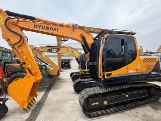 Used Hyundai 150 Crawler Excavator — Fuel-Efficient Model — In Stock and Available for Sale