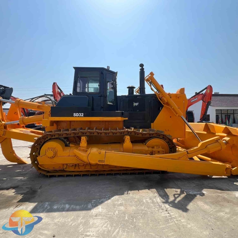 Used Shantui SD32W Bulldozer Painted Original For Sale Good Working Condition Low Price