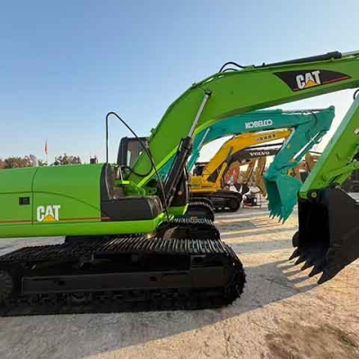 High-quality Caterpillar 320C excavator in good condition, original used construction excavator for sale.