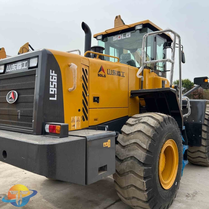 Second-hand loader Shandong Lingong 956F wheel loader 17 tons cheap low price