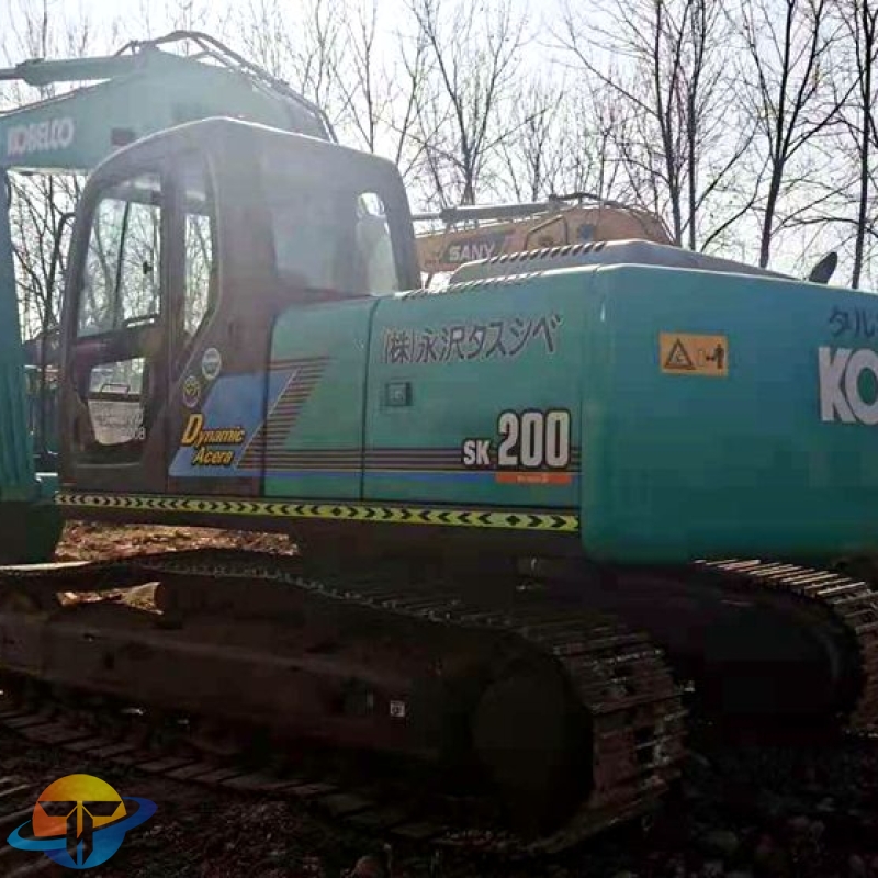 used Kobelco SK200-6E excavator crawler excavator low price
