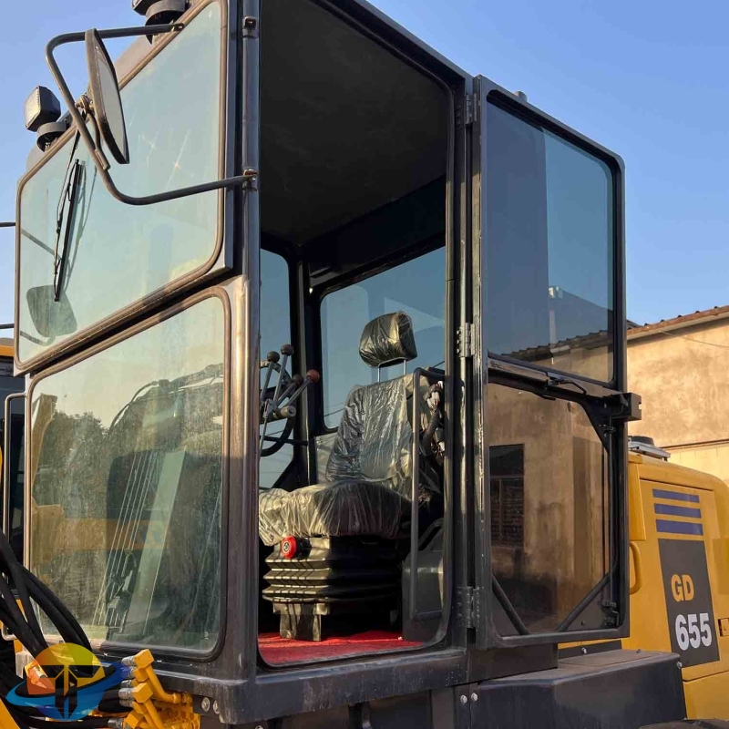 Used construction machinery Komatsu GD655 Motor Grader for sale cheap