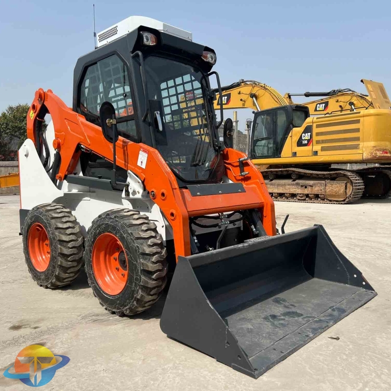 Used skid steer loaders durable construction high quality low price for sale
