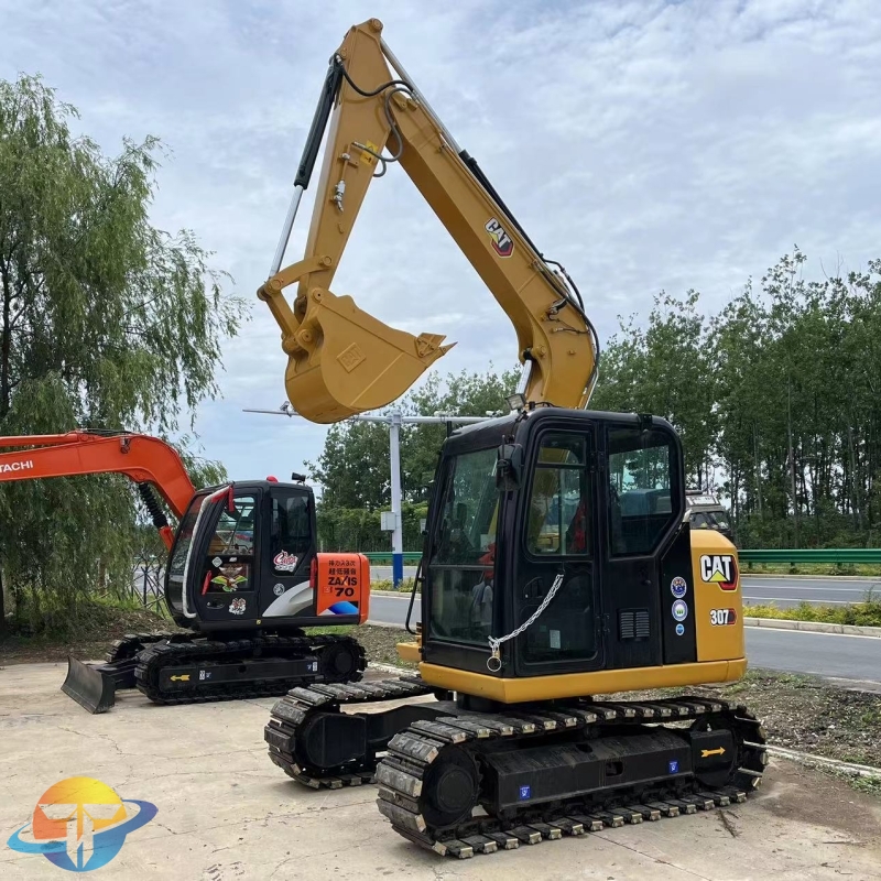 Used Caterpillar CAT307E excavator engineering equipment excavator for sale at low prices