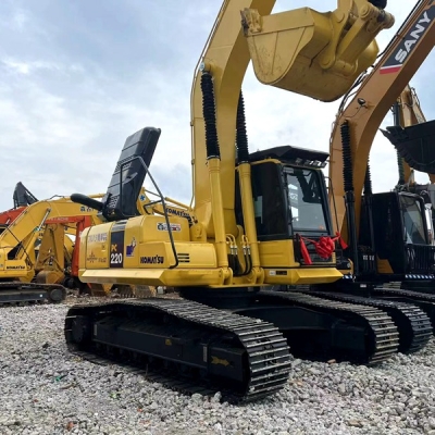 Used Komatsu PC220-8 excavator construction equipment excavator for sale at low prices