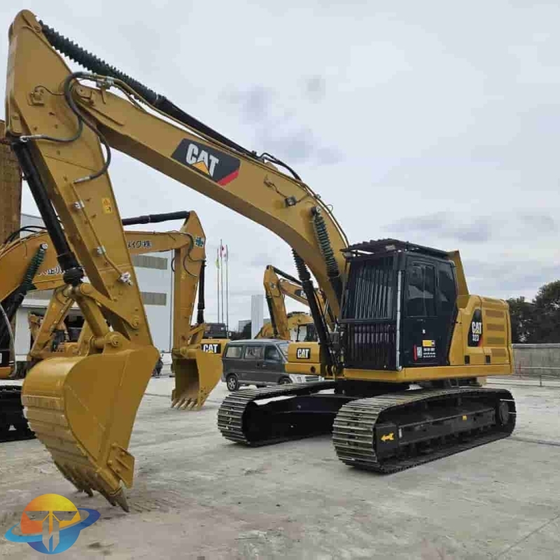 Low-hour used Caterpillar CAT323 excavator ready stock for sale at low price