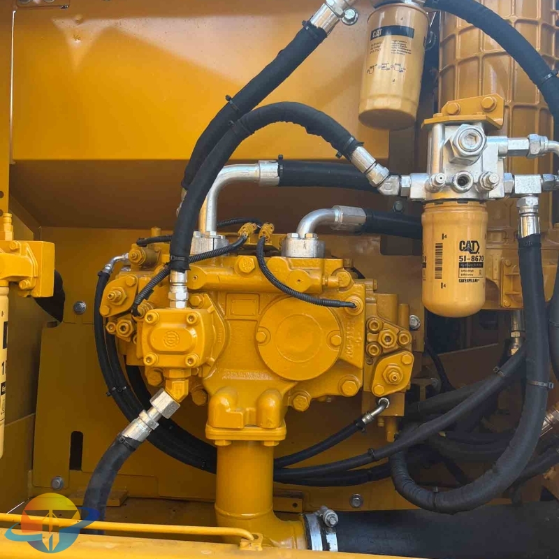 Imported from Japan, used Caterpillar 323D2L excavator for general construction use.