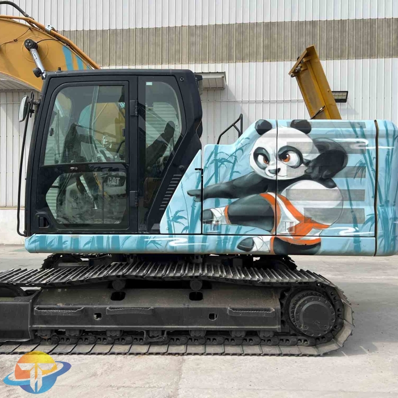 Japanese second-hand excavator Caterpillar CAT320GC excavator panda repaint special price for sale