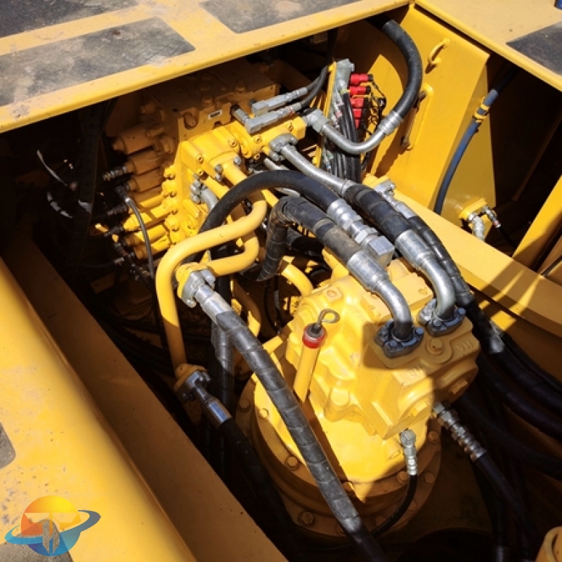 Used Komatsu PC350-7 excavator high power engine low price