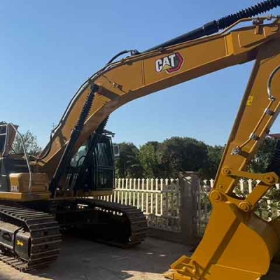 Used Caterpillar 336 excavator, heavy construction equipment, in good original condition, for sale.