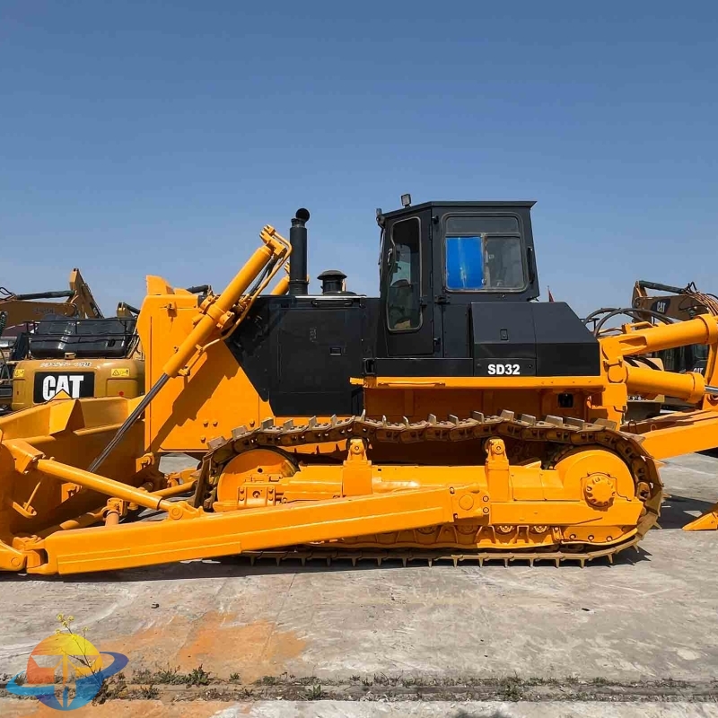 Used Shantui SD32W Bulldozer Painted Original For Sale Good Working Condition Low Price