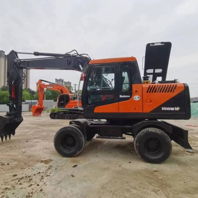 Ready stock second-hand excavator hot sale Hyundai 150WVS excavator high quality for sale