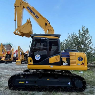 Komatsu PC160-7 excavator second-hand high cost performance machine for sale at low price