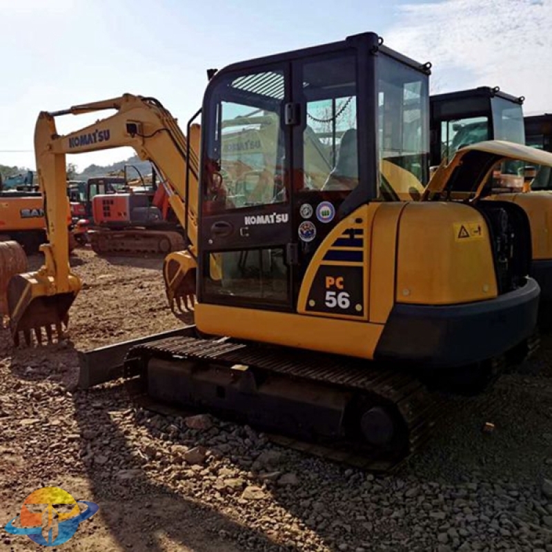 Used Komatsu PC56 excavator cheapest price crawler excavator cheap price