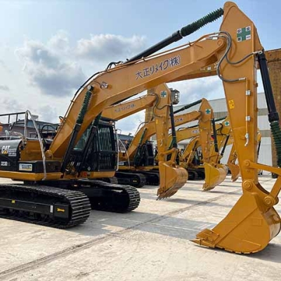 Caterpillar CAT323D2L excavator crawler excavator used construction equipment in good condition with CAT engine