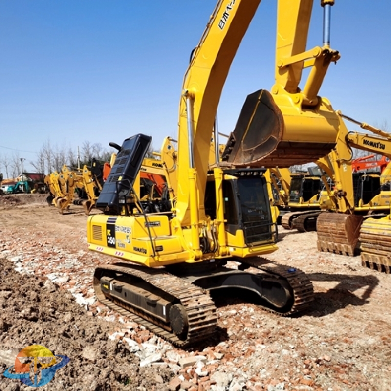 Used Komatsu PC350-7 excavator high power engine low price