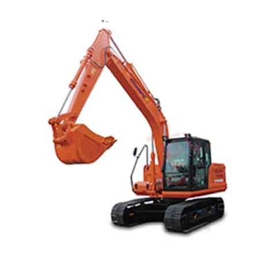 The TT6135N medium excavator with Cummins HPCR Electronically Controlled Engine and comfortable cab for sale