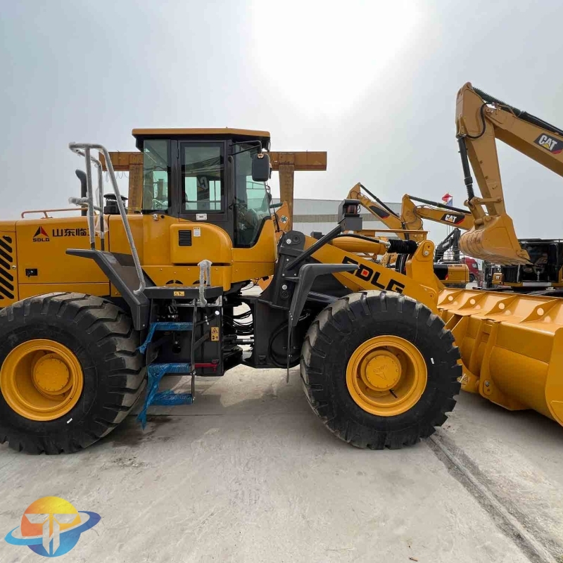 Second-hand loader Shandong Lingong 956F wheel loader 17 tons cheap low price