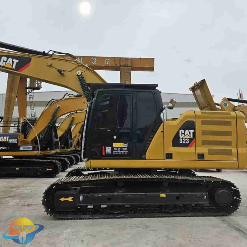 Low-hour used Caterpillar CAT323 excavator ready stock for sale at low price