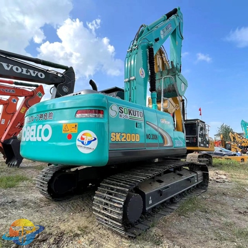 Kobelco SK200-8 excavator second hand construction machinery cheap price