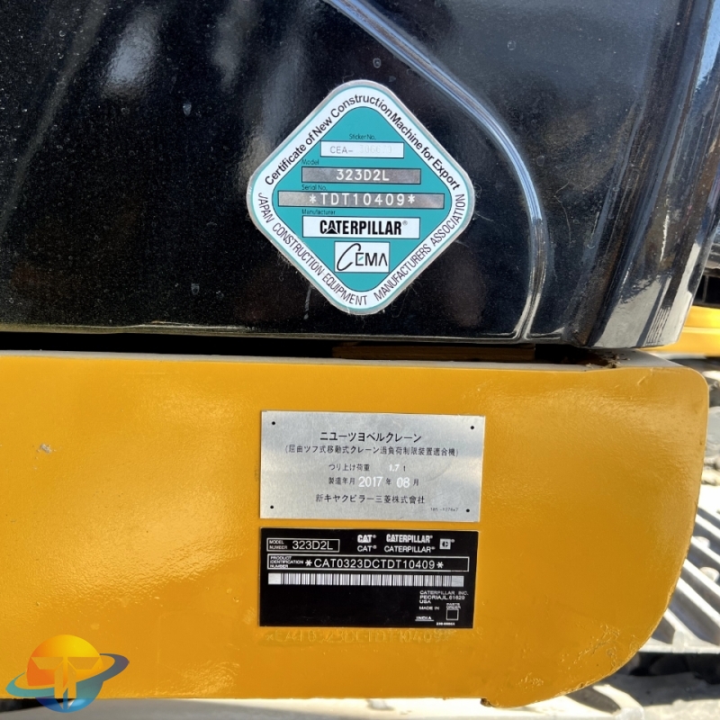 Ready stock Hot sale high quality used excavator Caterpillar CAT323D2L excavator for sale