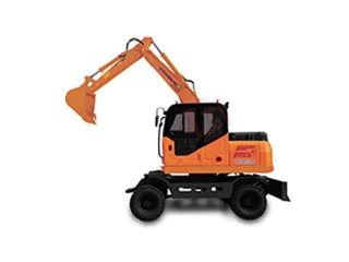 The TT6075W wheeled excavator equipped with a Strong & Powerful MDI Engine. Water Cooled, Four Stroke for sale