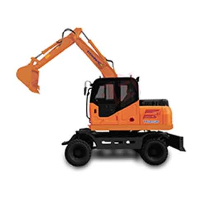 The TT6075W wheeled excavator equipped with a Strong & Powerful MDI Engine. Water Cooled, Four Stroke for sale