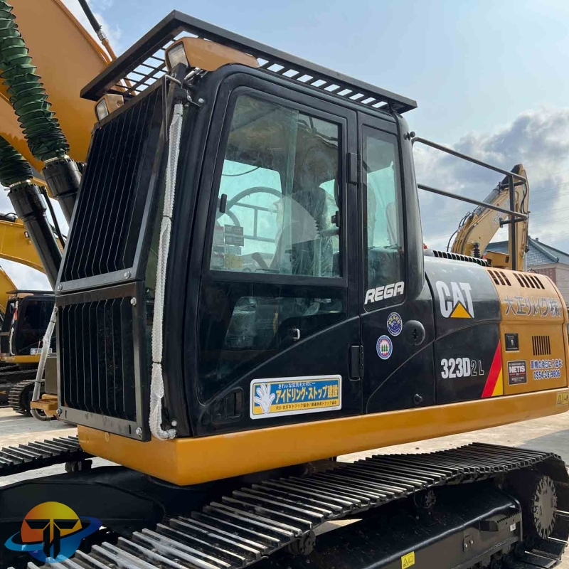 Caterpillar CAT323D2L excavator crawler excavator used construction equipment in good condition with CAT engine
