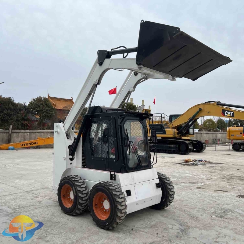 Second hand skid steer loader high operation low price reasonable use