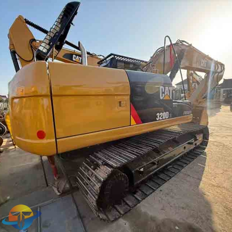 Caterpillar CAT320D2L excavator with low working hours, powerful performance, and readily available for sale.