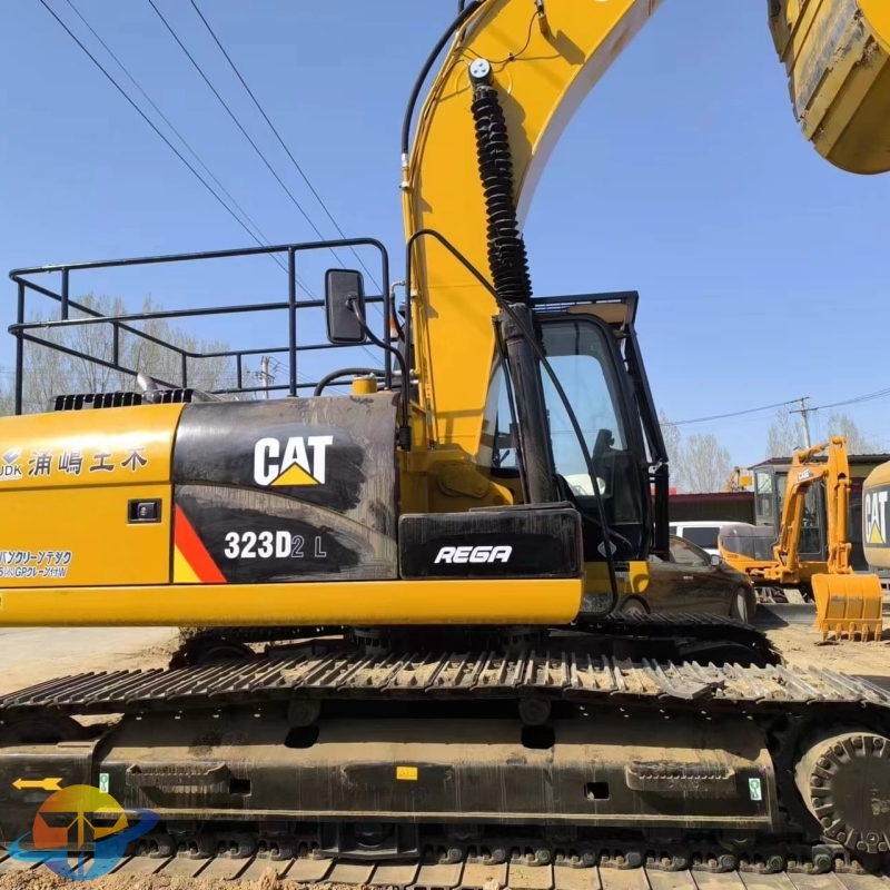 Used Caterpillar CAT323D2L excavator with core engine for sale cheap