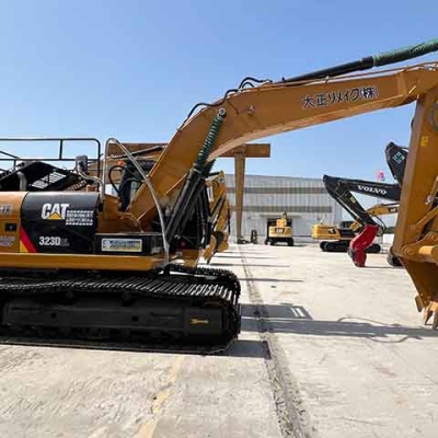 Low price Caterpillar CAT323D2L excavator crawler excavator with high power for sale