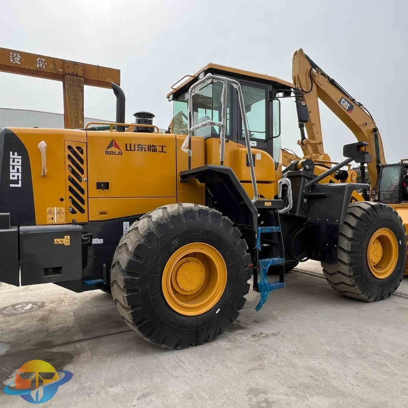 Second-hand loader Shandong Lingong 956F wheel loader 17 tons cheap low price