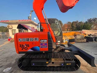 Best used Hitachi ZX70 small excavator, top brand, in good condition for sale.