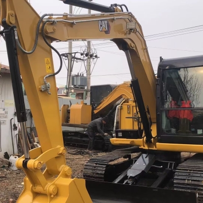 Used high quality Caterpillar CAT307E2 excavator with Dozer blade at low price