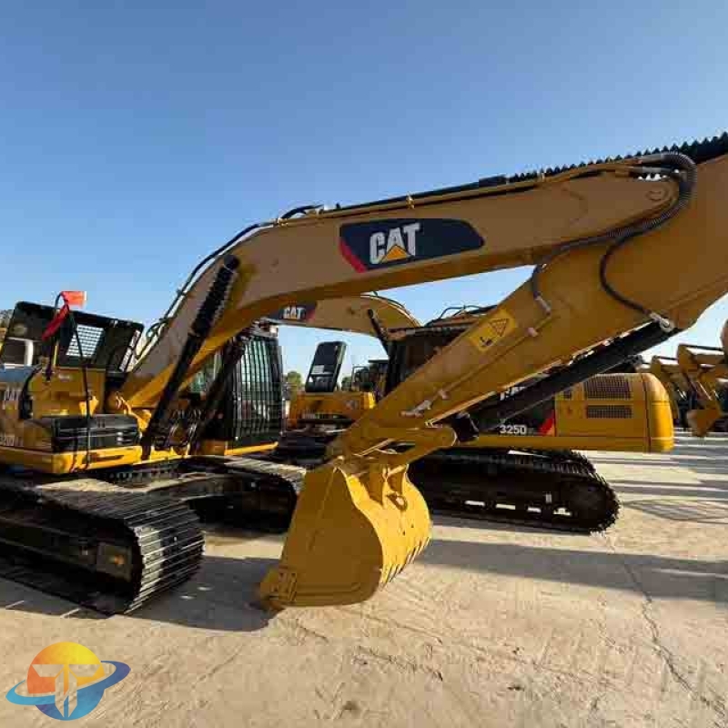 Caterpillar CAT320D2L excavator with low working hours, powerful performance, and readily available for sale.