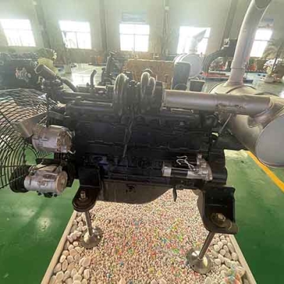 Construction machinery excavator parts with original diesel engine brand new for sale