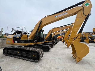 Almost new used Caterpillar CAT323D2L excavator with Caterpillar engine for sale