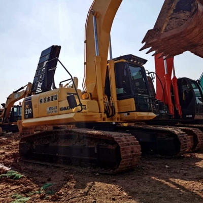 used Komatsu PC210-8 excavator works well imported excavator