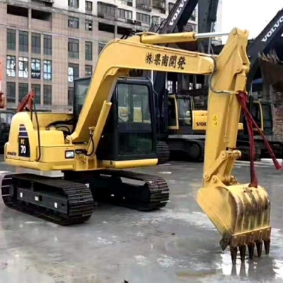 Used Komatsu PC70-8 excavator construction site engineering high quality