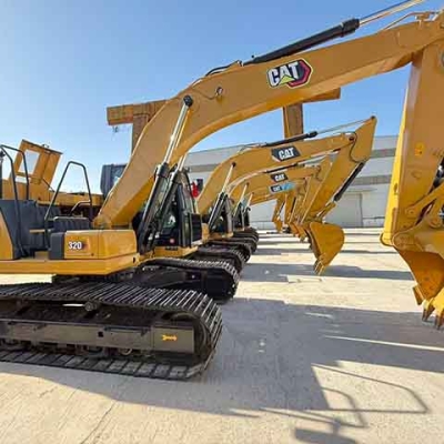 Used Caterpillar 320 excavators, high-spec and reasonably priced construction machinery, are available for sale.