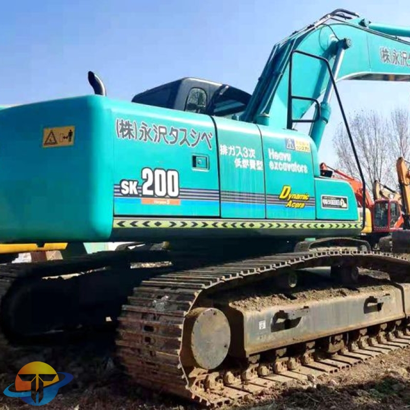 used Kobelco SK200-6E excavator crawler excavator low price
