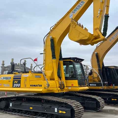 Used Komatsu PC200 excavator used construction equipment environmentally friendly cheap price