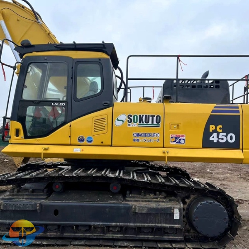 Second-hand Komatsu PC450-7EO excavator engineering equipment with low energy consumption is highly recommended